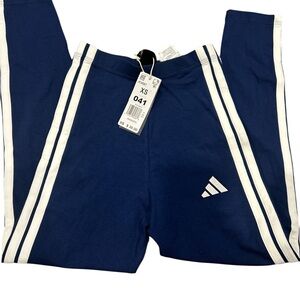 Adidas Tiro Track Pants Navy White XS Joggers Sportswear Athletic Bottoms JE0067